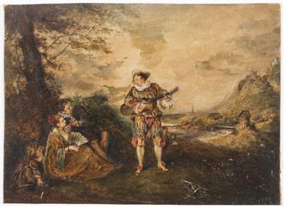 Nach Jean Antoine Watteau - Dipinti