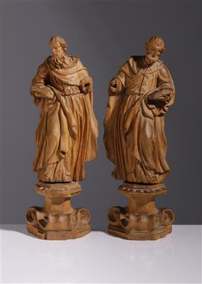 Hll. Petrus und Paulus, Alpenländisch, wohl 18. Jahrhundert - Umění a starožitnosti
