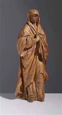 Trauernde Hl. Magdalena, in der Tradition der Bildhauerfamilie Schwanthaler, Oberösterreich 19. Jahrhundert - Kunst und Antiquitäten