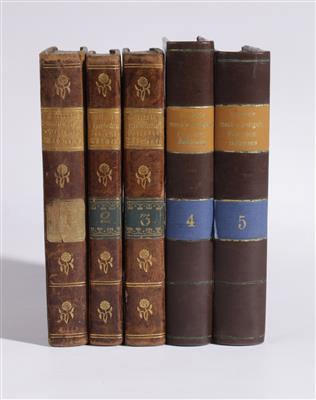 5 Bücher: Gallerie der interessantesten und merkwürdigsten Personen Böhmens, Prag 1802/1803/1804 - Antiques and art