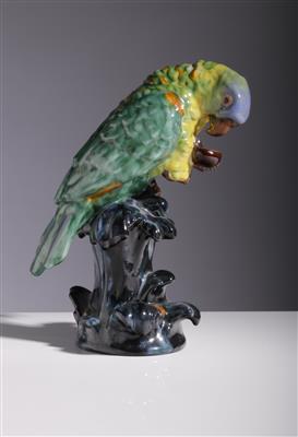 Papagei, Gmundner Keramik, um 1930 - Kunst & Antiquitäten