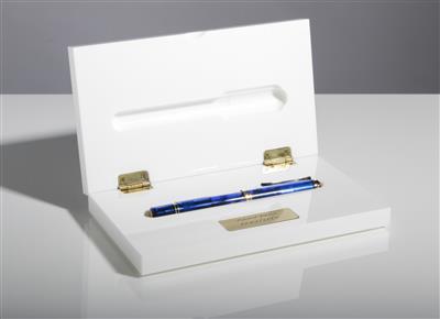 Kolbenfüllfederhalter, Pelikan M800 (Old Style) - Blue Ocean, Limited Edition, 1993 - Arte e antiquariato