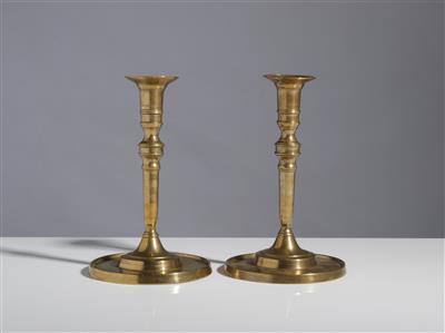 Paar Kerzenleuchter, 19. Jahrhundert - Arte e antiquariato