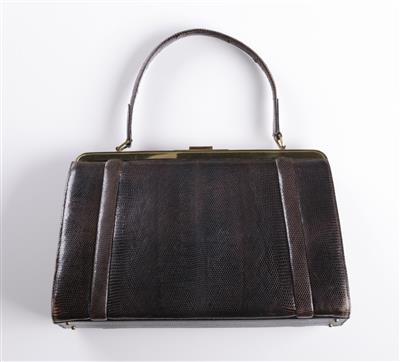 Schlangenleder Handtasche, um 1960 - Arte e antiquariato