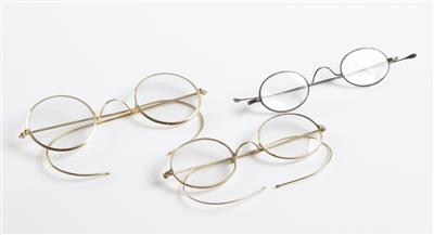 Zwei Gold Brillen, um 1900 - Arte e antiquariato