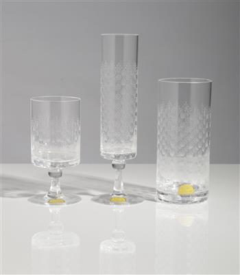 Glasservice für 6 Personen, Fa. Rosenthal - Arte e antiquariato