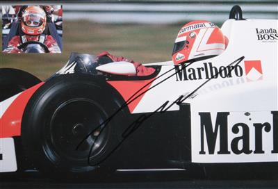 Niki Lauda Autogrammkarte - Umění a starožitnosti