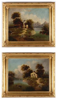 Maler des 19. Jahrhunderts, Paar Bilder: - Dipinti