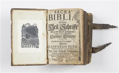 Buch:"Sacra Biblia. Das ist: Die ganze Heil. Schrift Alten und Neuen Testaments...", um 1718 - Antiques and art