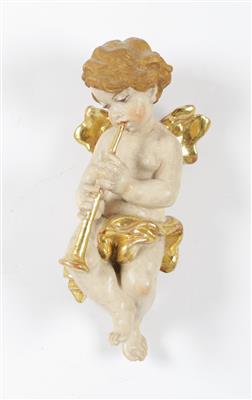 Fliegender Engel mit Posaune im Barockstil, 20. Jahrhundert - Kunst & Antiquitäten