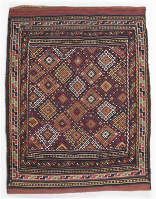 Schahsavan Tasche, ca. 89 x 70 cm, Nordwestpersien (Iran), 2. Hälfte 20. Jahrhundert - Umění a starožitnosti