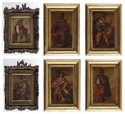 Maler des 19. Jahrhunderts, 6 Bilder: - Bilder