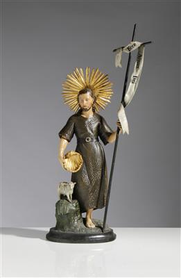 Christus mit Lamm Gottes, Ende 18./frühes 19. Jahrhundert - Antiquitäten & Möbel