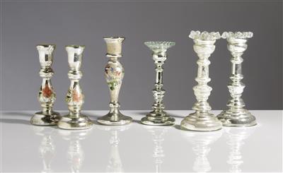 Sechs Kerzenleuchter, Böhmen 2. Hälfte 19. Jahrhundert - Antiquitäten & Möbel