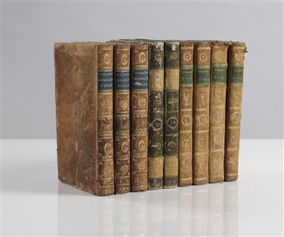 C. M. Wieland, Wielands Sämtliche Werke, 9 Bücher, Leipzig, 1794/1795 - Arte e antiquariato