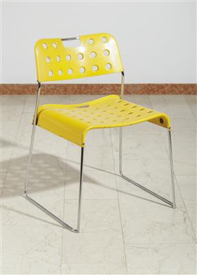 Designersessel "Omstak chair", Entwurf Rodney (London 1943 geb.), Entwurf um 1971, Ausführung Fa. Bieffeplast - Arte e antiquariato