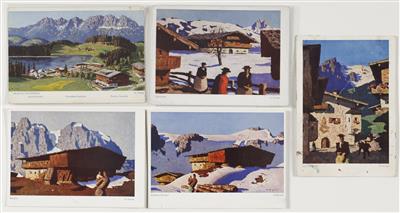 Alfons Walde *, 5 Bilder: - Paintings