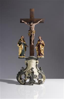 Barocke Kreuzigungsgruppe, 18. Jahrhundert - Antiques and art