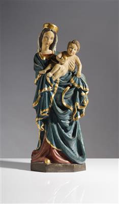 Madonna mit Christuskind mit Wandkonsole, 20. Jahrhundert - Antiques and art