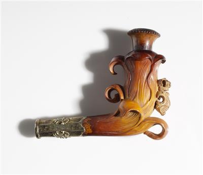 Meerschaumpfeife mit Wappen, Wien um 1900 - Antiques and art