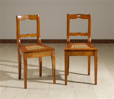 Paar provinzielle Biedermeier Sessel, um 1830/40 - Möbel & Antiquitäten