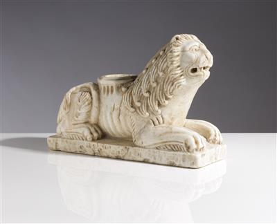 Sitzender Löwe im romanischen Stil, Italien, wohl 20. Jahrhundert - Arte e antiquariato