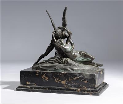 Amor  &  Psyche, nach Antonio Canova (1757-1822), um 1900 - Umění a starožitnosti