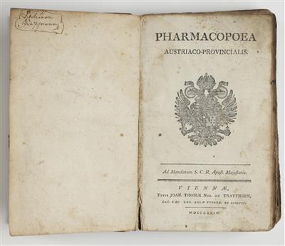 Buch: Pharmacopoea Austriaco-Provincialis, Wien 1774 - Antiques and art