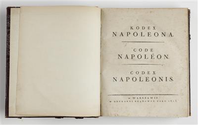 Code Napoleon, Warschau, 1813 - Antiques and art