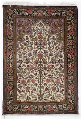 Isfahan Teppich, ca. 155 x 107 cm, Zentralpersien, Ende 20. Jahrhundert - Antiquitäten, Möbel & Teppiche