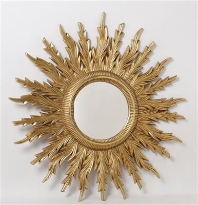 Spiegelrahmen in Sonnenform, 20. Jahrhundert - Antiquitäten, Möbel & Teppiche