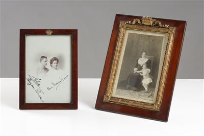 Zwei Portraitfotos aus dem Kaiserhaus: - Arte e antiquariato