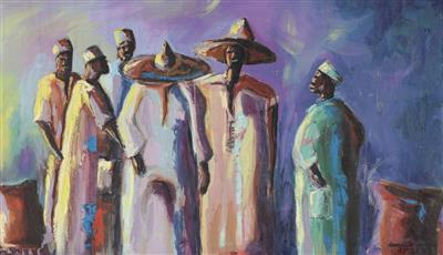 Afrikanischer Maler um 1993 - Bilder