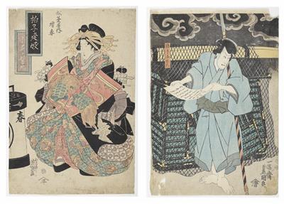 Utagawa Kunisada I, 2 Bilder: - Umění a starožitnosti