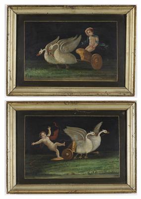 Süditalienischer Maler des frühen 19. Jahrhunderts, 2 Bilder: - Paintings