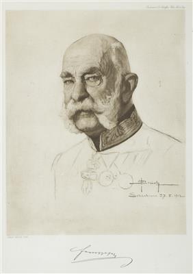 Portrait von Kaiser Franz Joseph I., nach Oskar Brüch (1869-1943) - Paintings