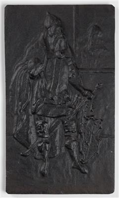 Ofenplatte mit Darstellung eines Königs von Frankreich - Kunst & Antiquitäten