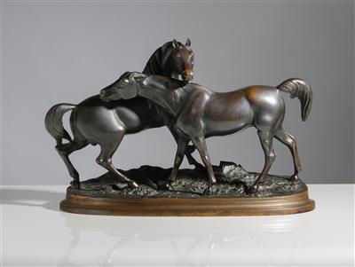 Pferdepaar, 1. Drittel 20. Jahrhundert - Arte e antiquariato