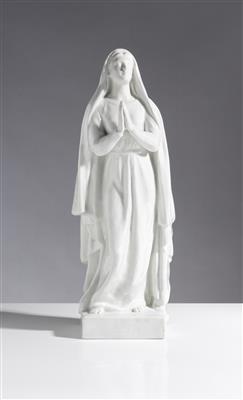 Madonna, Entwurf Janos Horvay (1873-1944), Porzellanmanufaktur Herend, Ungarn, um 1900 - Kunst & Antiquitäten