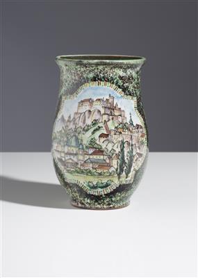 Vase "Salzburgblick", Matthäus Fellinger (1924-2002), Schleiss Gmunden - Umění a starožitnosti