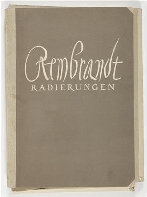 Buch: Rembrandt. Radierungen, Berlin, 1939 - Obrazy