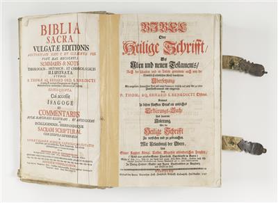 Biblia Sacra - Heilige Schrift des Alten und Neuen Testaments, Augsburg, 1737 - Arte e antiquariato