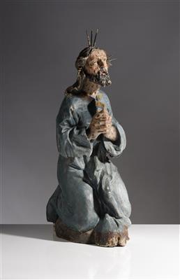Knieender Christus, Oberösterreichischer Kulturkreis, 18. Jahrhundert - Arte e antiquariato