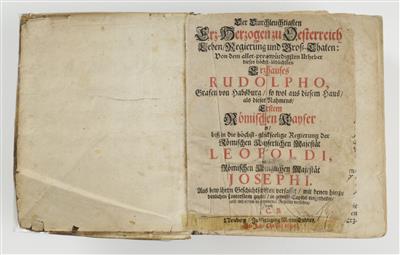 Buch: Der Durchleuchtigsten Erz-Herzogen zu Österreich Leben/Regierung und Groß-Thaten, Nürnberg, 1695 - Umění a starožitnosti
