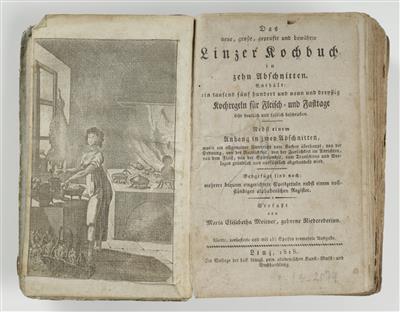 Linzer Kochbuch, Linz, 1818 - Kunst & Antiquitäten