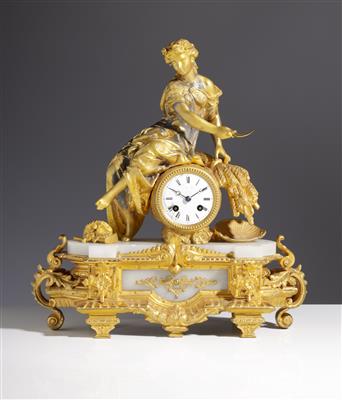 Napoleon III. Pendule, Philippe H. Mourey (1840-1910), Frankreich, um 1870/80 - Arte e antiquariato