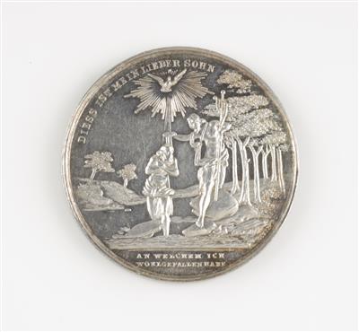 Taufmedaille um 1900 - Antiques and art