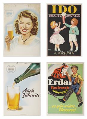 Vier Plakate, 1950/60er - Paintings