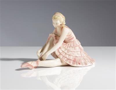 Ballerina, Entwurf Stefan Dakon (1904-1997), Ausführung Keramos Wien, um 1950 - Arte e antiquariato
