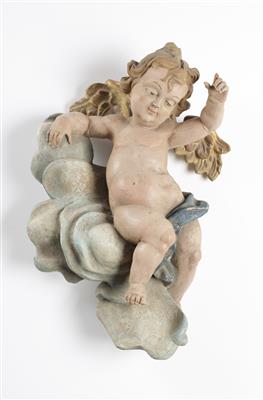 Fliegender Engel im Barockstil, 20. Jahrhundert - Antiques and art